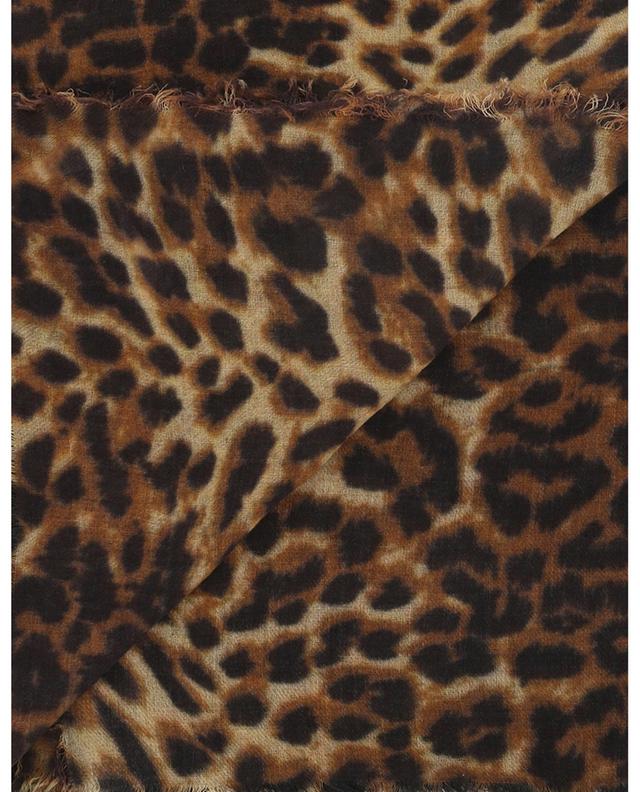 Exotic leopard printed stole GAYNOR