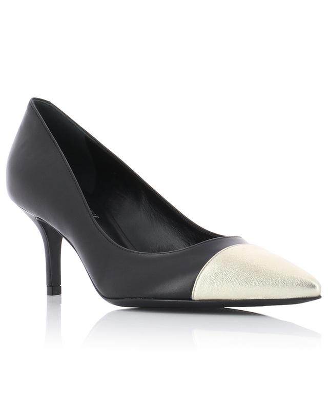 Brandon 65 pumps in smooth leather and metallic leather BONGENIE GRIEDER