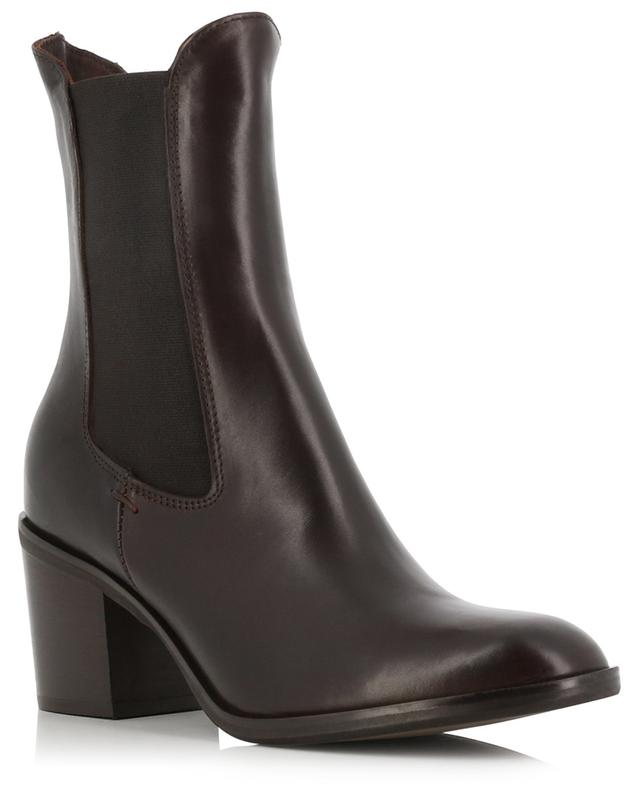 Heeled shiny leather chelsea ankle boots BONGENIE GRIEDER