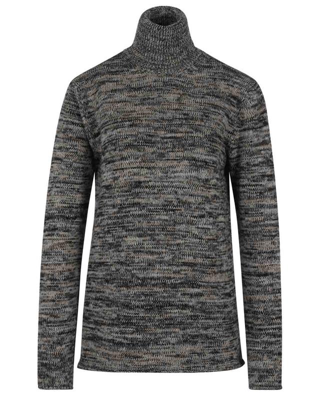 Tweed effect recycled cashmere turtleneck jumper CHLOE