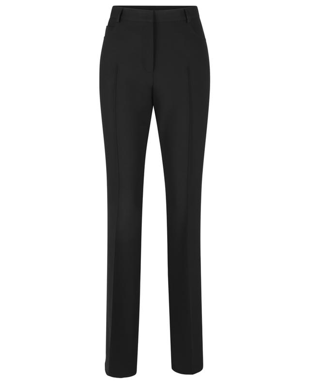 ASOS DESIGN super skinny suit trousers with jogger waist in green crepe   ShopStyle