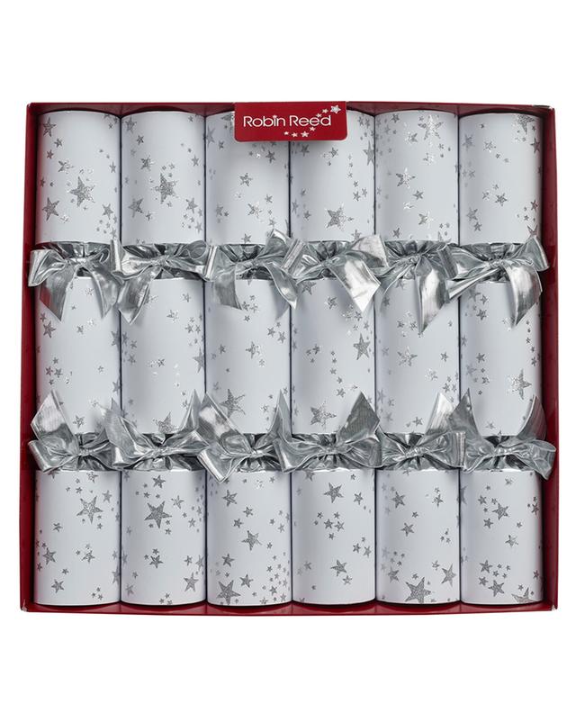 Twinkle Star box of 6 Christmas crackers ROBIN REED