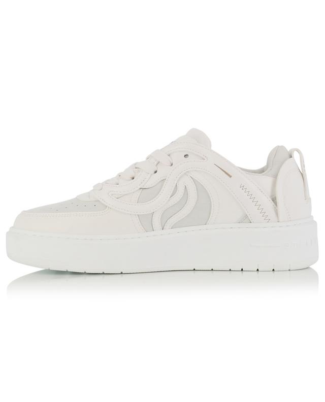 S-Wave low-top faux suede and leather lace-up sneakers STELLA MCCARTNEY