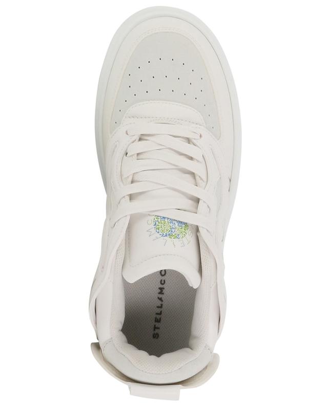 S-Wave low-top faux suede and leather lace-up sneakers STELLA MCCARTNEY