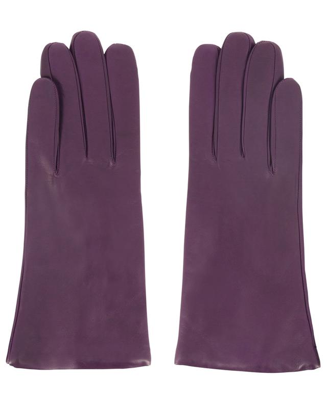 Cashmere lined nappa leather gloves SERMONETA GLOVES