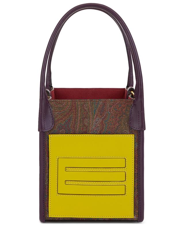 ETRO Paisley Cubo cross body bag in canvas - Bongenie Grieder Outlet