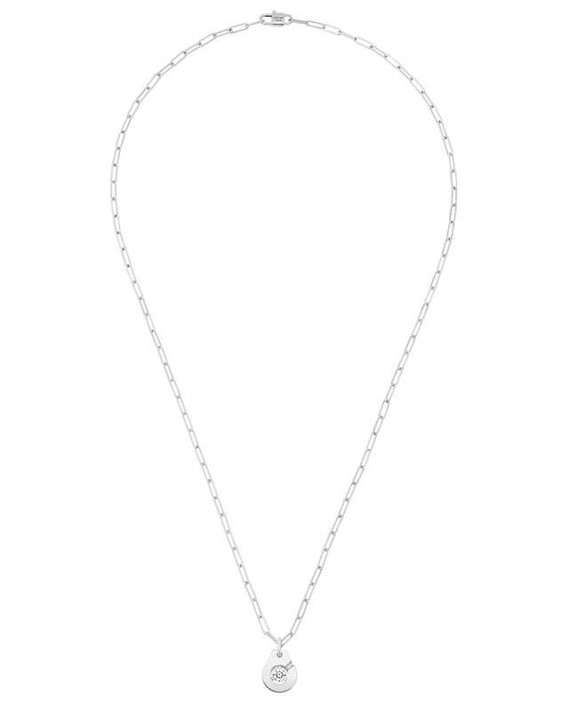 Menottes R10 white gold and diamond necklace DINH VAN