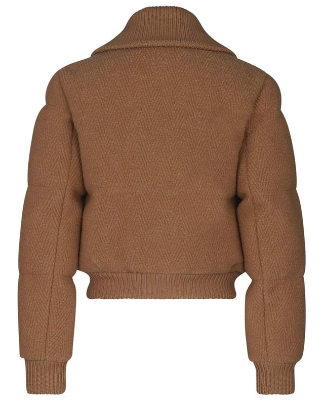 Herrinbone knit padded bomber jacket MISSONI