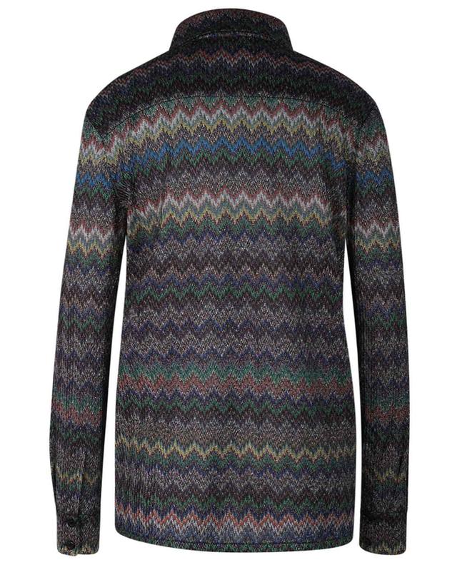 Herringbone pattern Lurex knit shirt MISSONI
