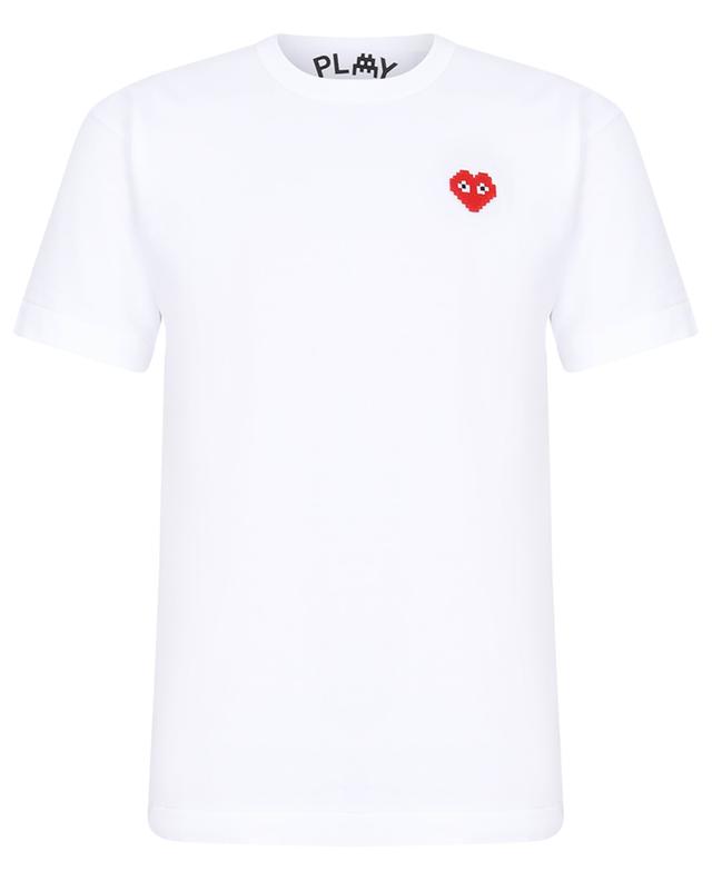 Pixelated Heart short-sleeved T-shirt COMME DES GARCONS PLAY