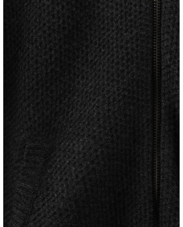 Hooded zip-up cardigan in organic cashmere BONGENIE GRIEDER
