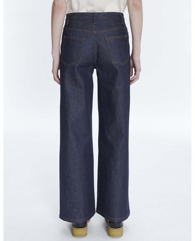 Dunkle weite Jeans mit hoher Taille Elisabeth Indigo A.P.C.