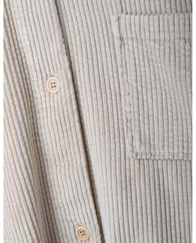 Lange Hemdjacke aus Cordsamt Padow AMERICAN VINTAGE