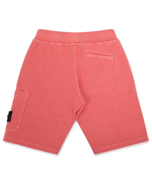 60541 Garment Dyed boy&#039;s slub sweat Bermuda shorts STONE ISLAND JUNIOR