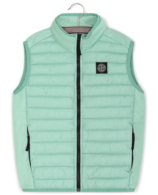 G0131 Loom Woven Champers R-Nylon Down-TC boy&#039;s quilted vest STONE ISLAND JUNIOR