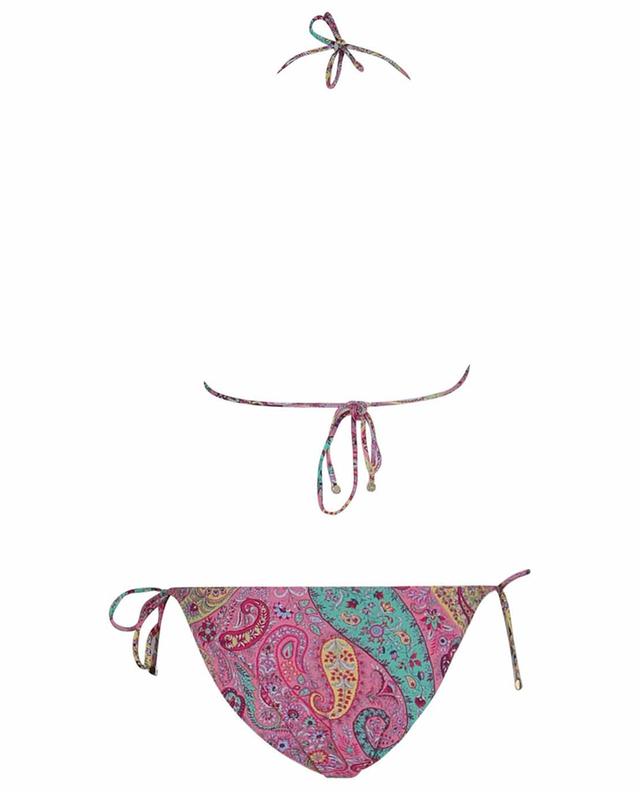 Floral Paisley printed triangle bikini ETRO