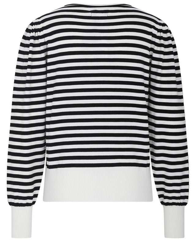 Striped viscose long-sleeved T-shirt TWINSET