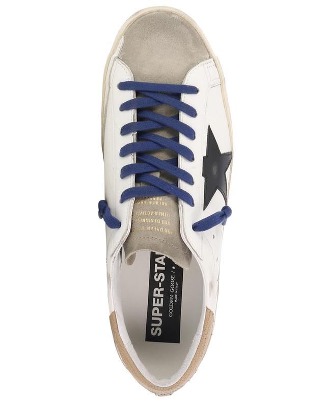 Super-Star Classic leather and suede sneakers with lizard detail GOLDEN GOOSE