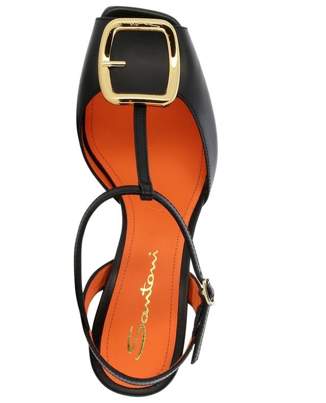 Leather high-heeled sandals SANTONI