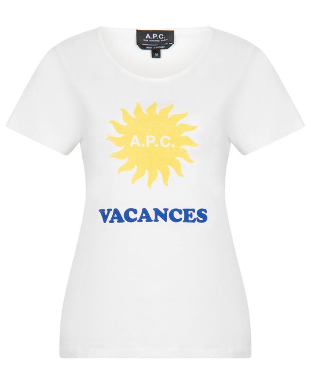 T-shirt ajusté imprimé Vacances A.P.C.