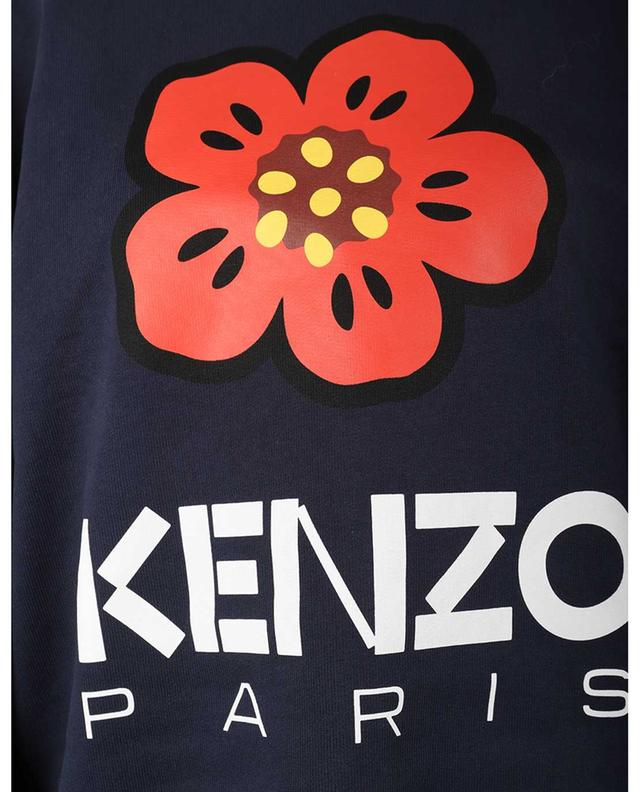 Sweat-shirt à col rond en coton Boke Flower KENZO