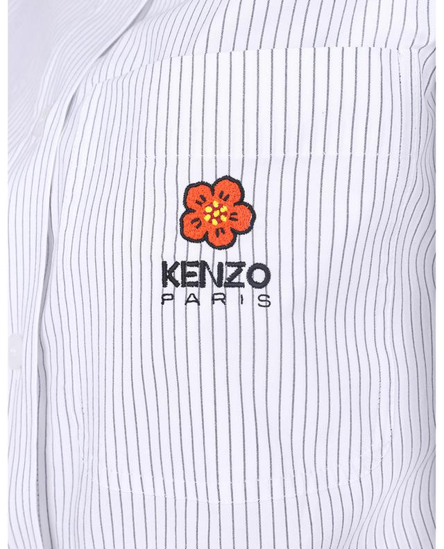 Chemise à manches longues en coton Boke Flower Crest KENZO