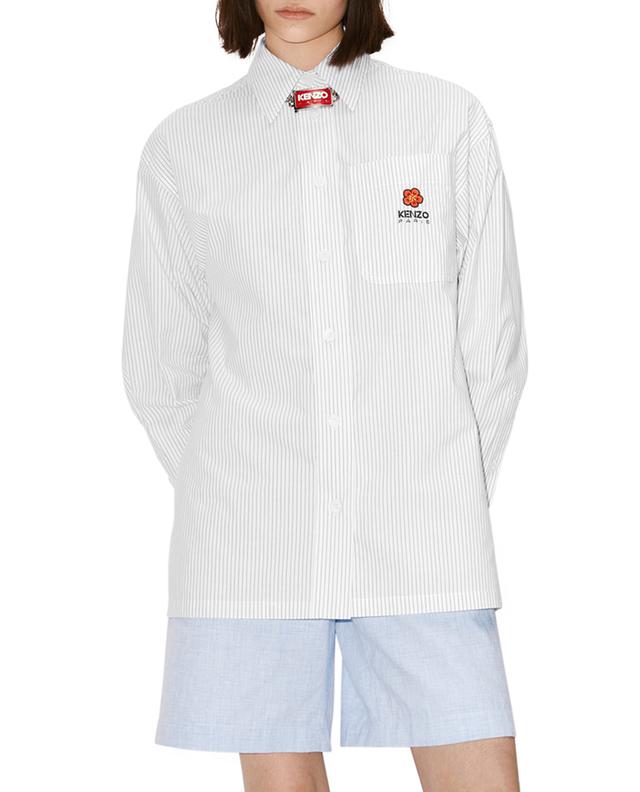 Boke Flower Crest cotton long-sleeved shirt KENZO