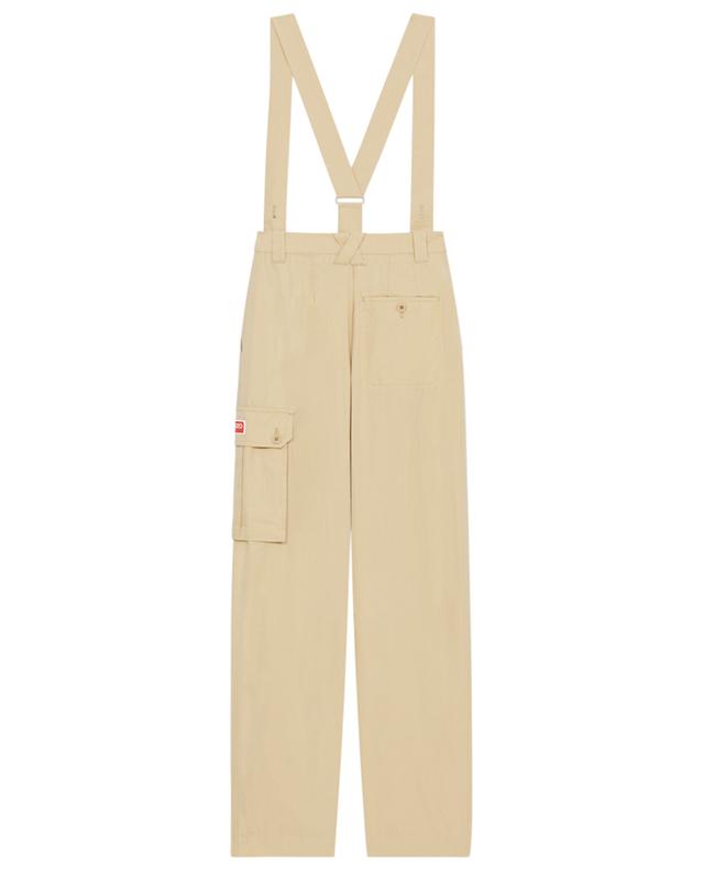 Cotton cargo trousers with braces KENZO