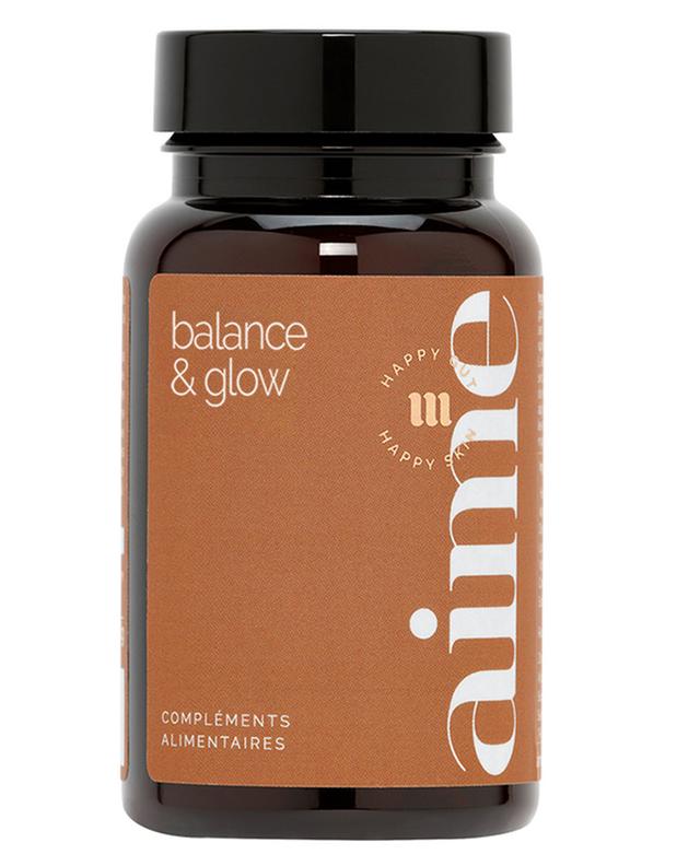 Nahrungsergänzungsmittel hormonelle Akne Balance &amp; Glow AIME
