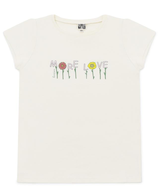 More Love girls&#039; cotton T-shirt BONTON
