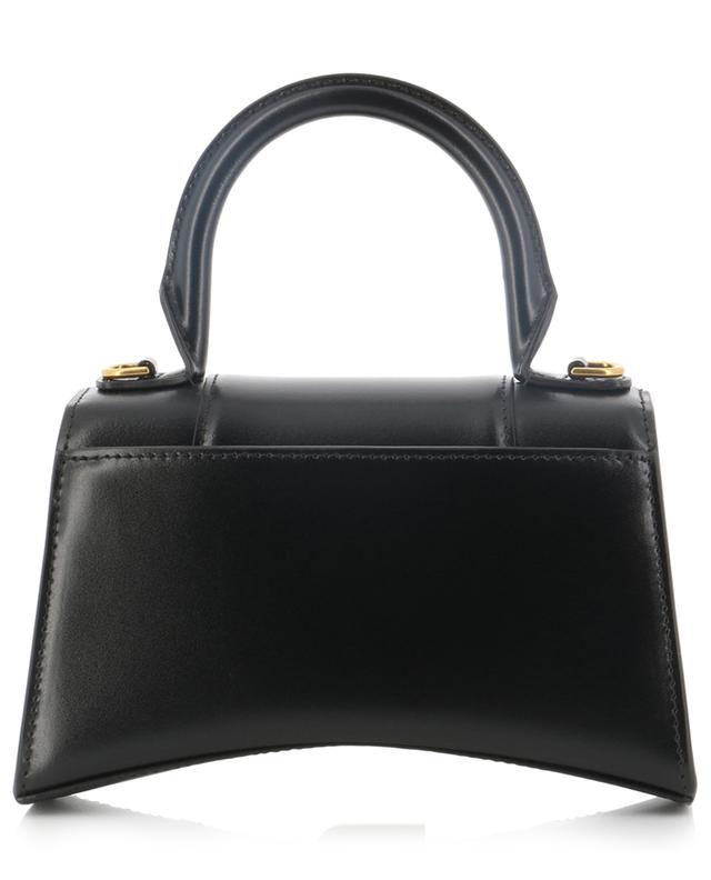 Hourglass Top Handle XS shiny smooth leather handbag BALENCIAGA
