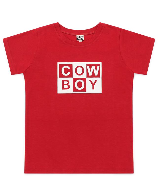 Cowboy boys&#039; cotton short-sleeved T-shirt BONTON