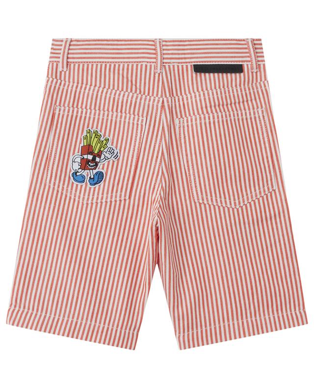 Street Food striped boy&#039;s denim shorts STELLA MCCARTNEY KIDS