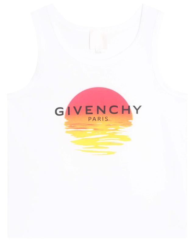 Sunset Logo girl&#039;s jersey tank top GIVENCHY