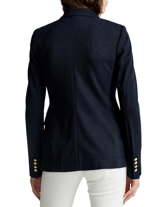 Double-breasted knit cinched blazer POLO RALPH LAUREN