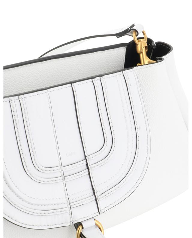 Marcie clutch in grained and smooth leather with strap CHLOE