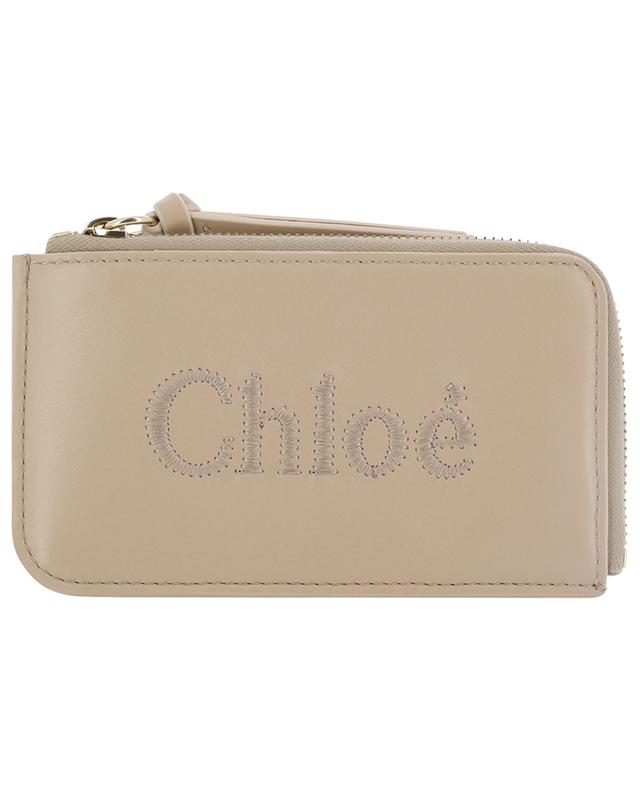 Chloé Sense zipped calfskin card case CHLOE