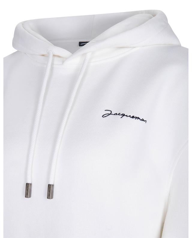 Le Sweatshirt Brodé hooded organic cotton sweatshirt JACQUEMUS