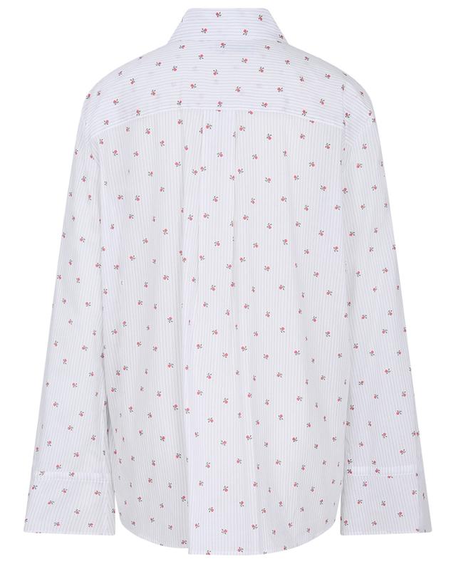 Cotton long-sleeved floral shirt JACOB COHEN