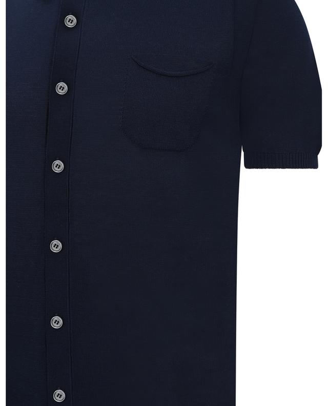 Cotton short-sleeved cardigan DANIELE FIESOLI