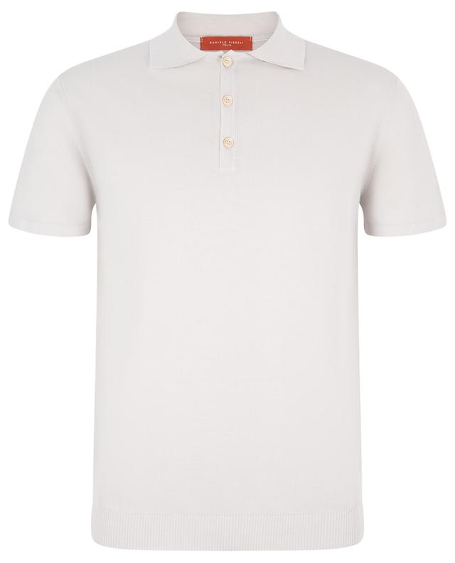 Cotton short-sleeved polo shirt DANIELE FIESOLI
