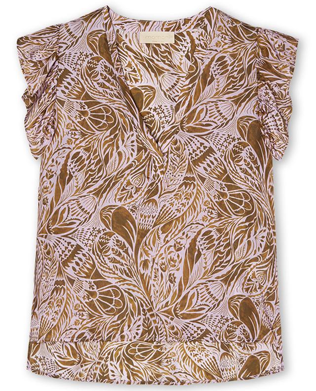 Anouk silk short-sleeved blouse MOMONI