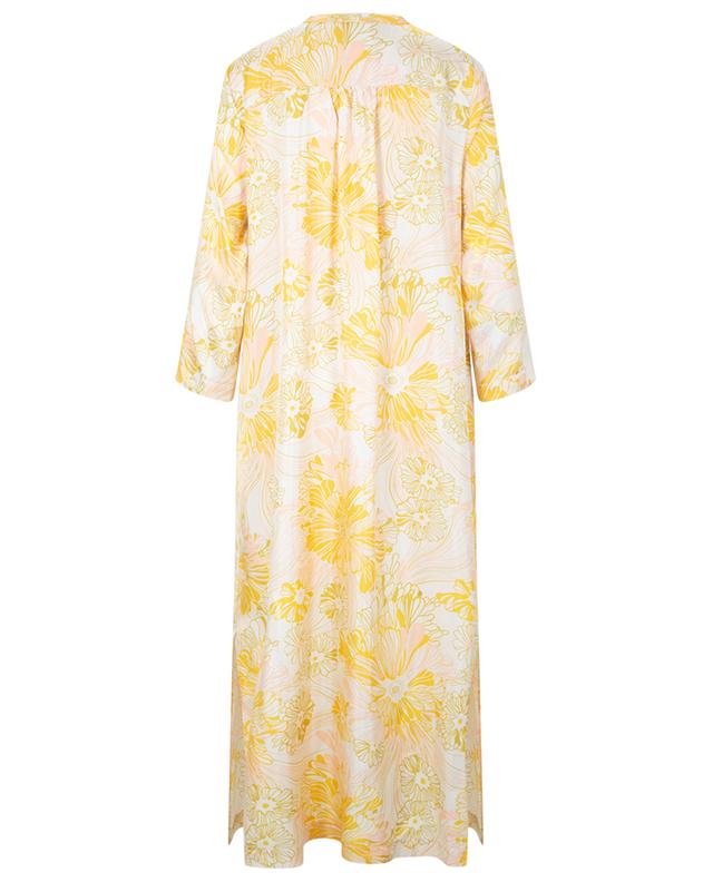 Janie floral silk caftan dress MOMONI