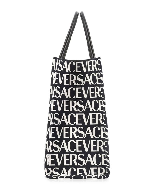 Versace All-Over Logo-Print Tote Bag
