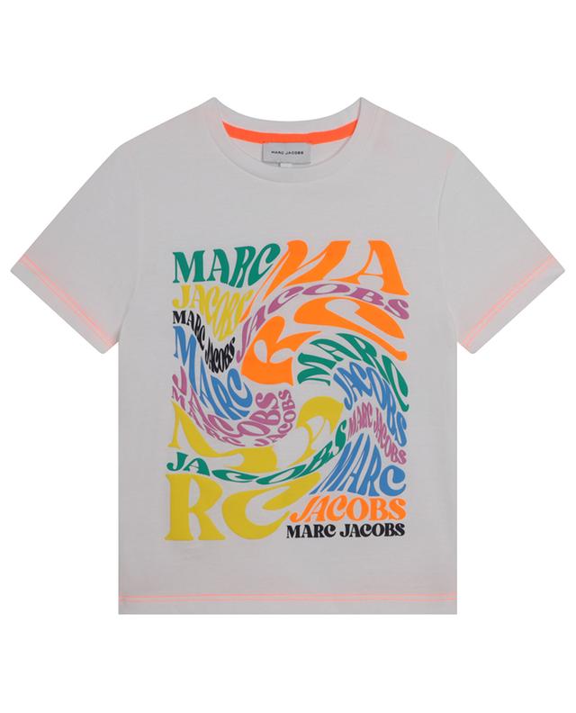 Psychedelic Logo boys&#039; cotton short-sleeved T-shirt THE MARC JACOBS
