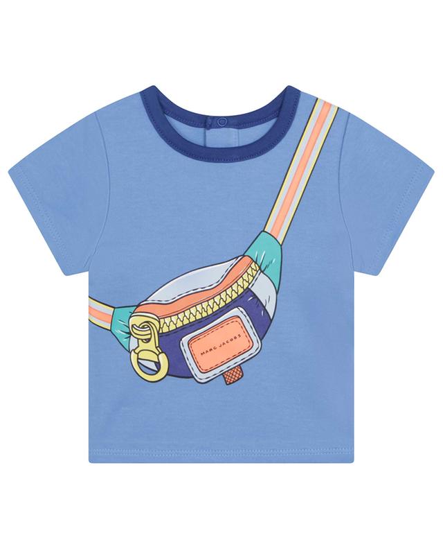Trompe-l&#039;oeil cotton baby shorts and T-shirt outfit THE MARC JACOBS