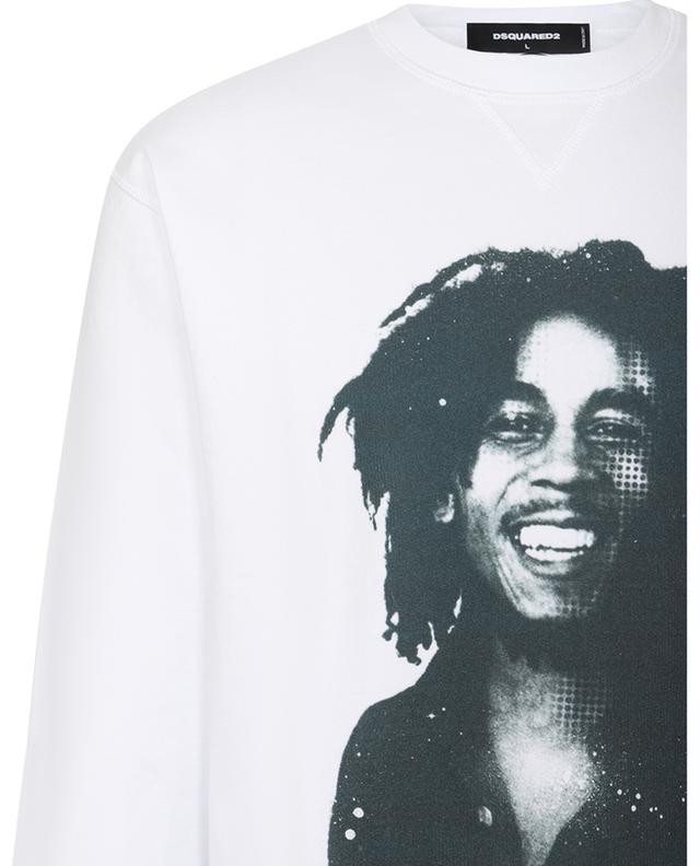 Sweat-shirt imprimé à col rond Bob Marley Cool Fit DSQUARED2