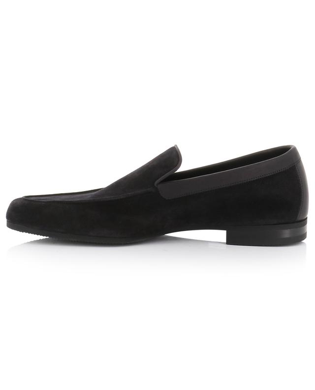 Tyne supple suede and leather loafers JOHN LOBB