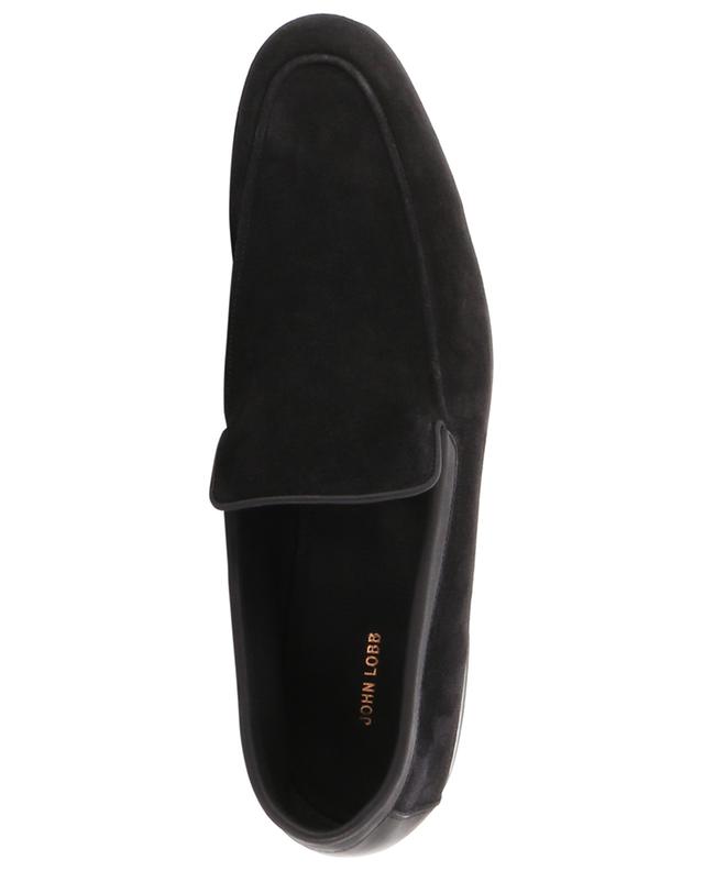Tyne supple suede and leather loafers JOHN LOBB