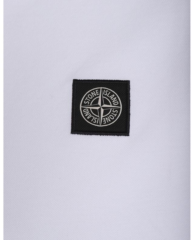 Compass slim fit cotton piqué polo shirt STONE ISLAND